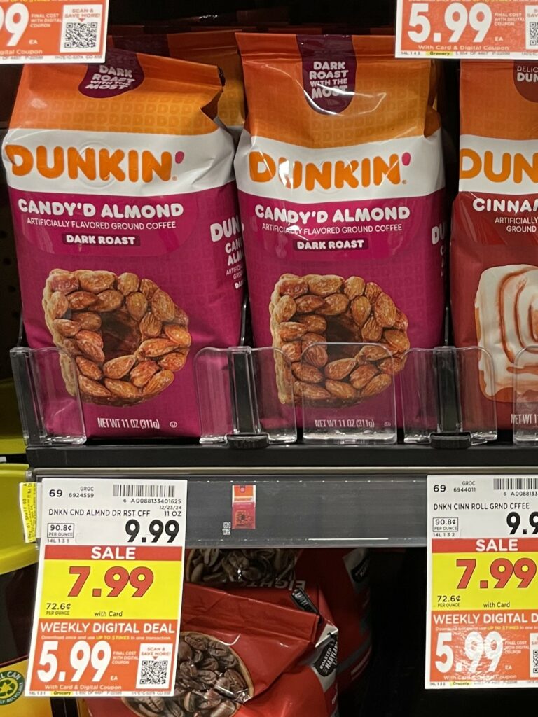 dunkin coffee kroger shelf image