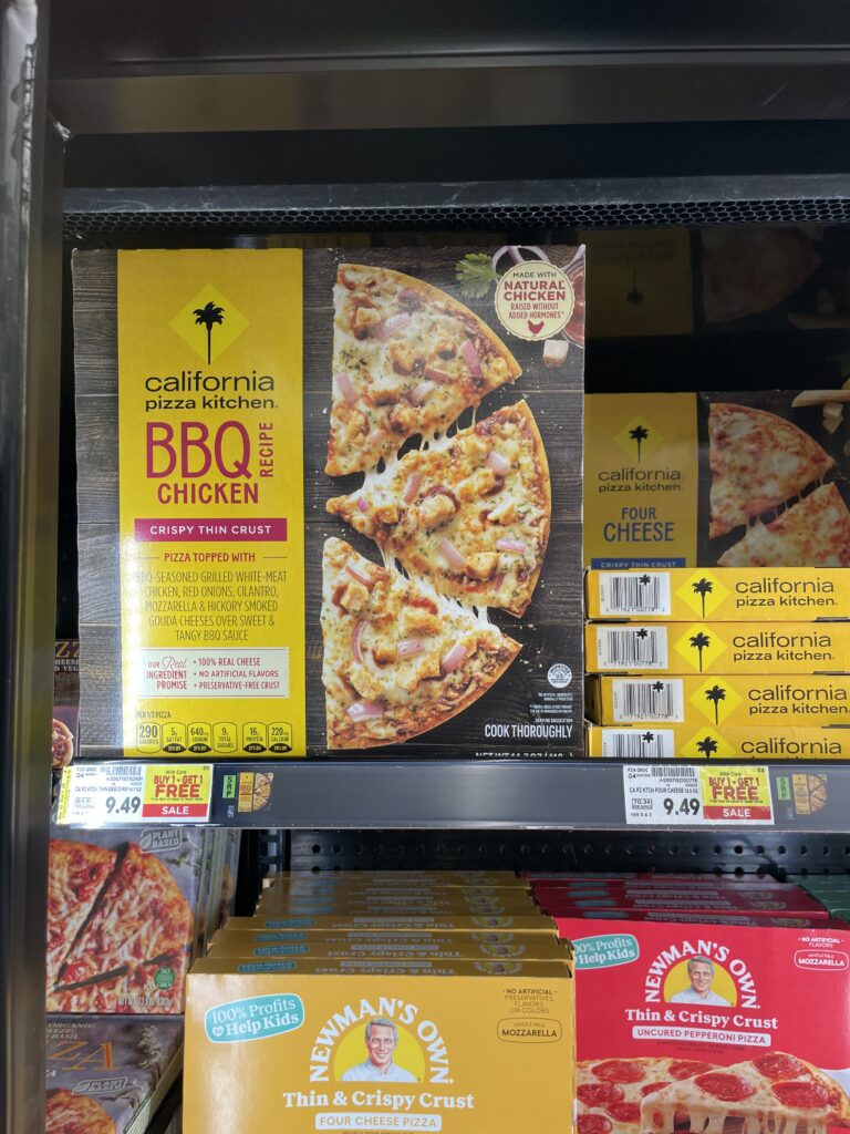 California Pizza Kitchen Pizza Kroger Shelf Image