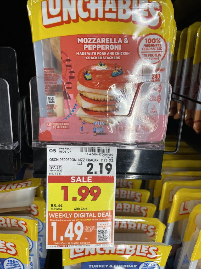 lunchables kroger shelf image