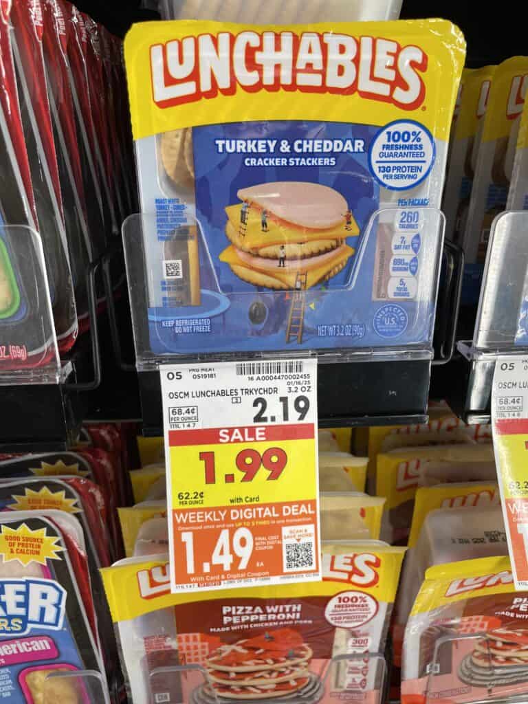 lunchables kroger shelf image