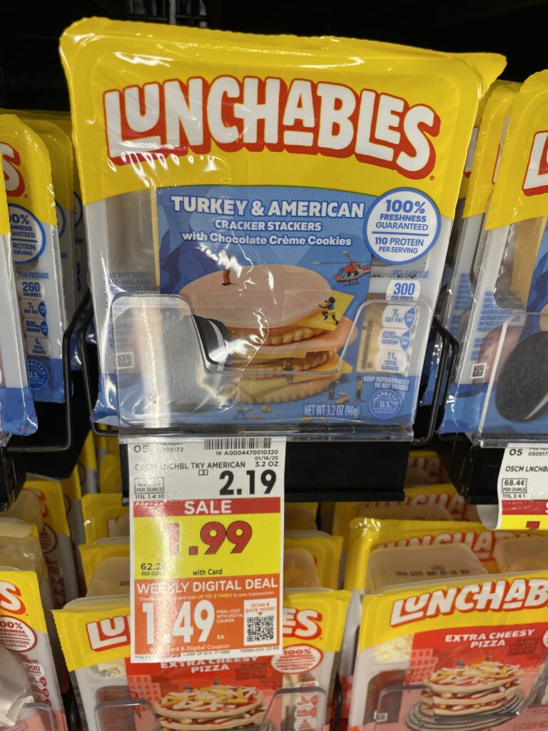 lunchables kroger shelf image