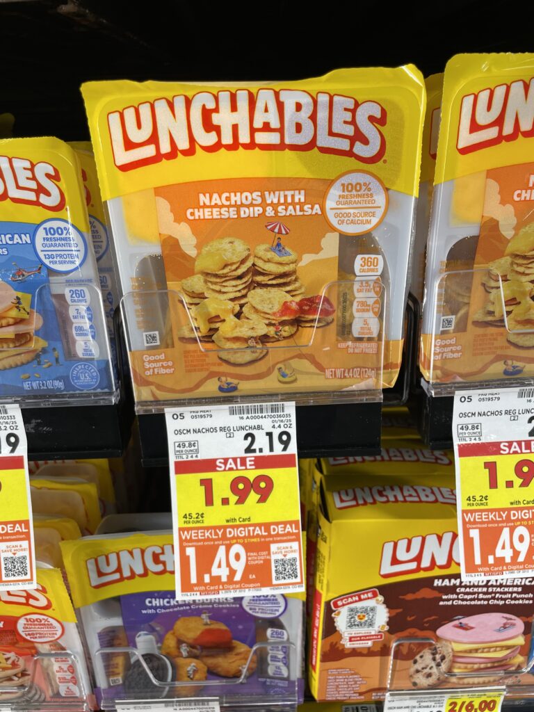 lunchables kroger shelf image