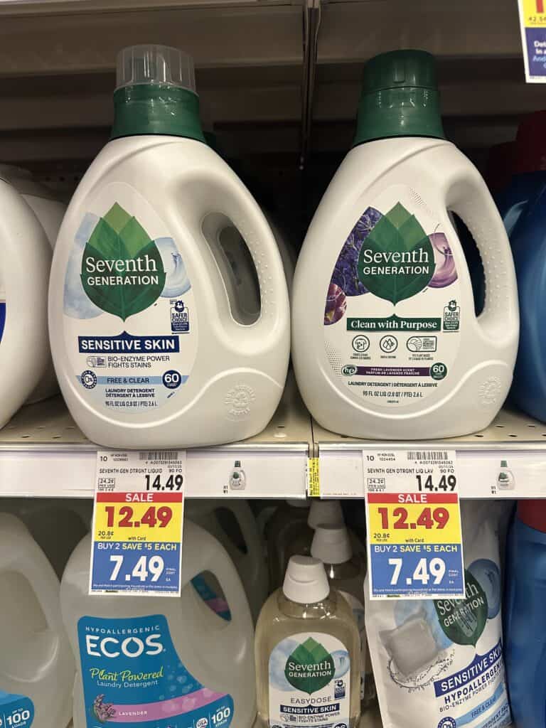 Seventh Generation Laundry Detergent Kroger Shelf Image 