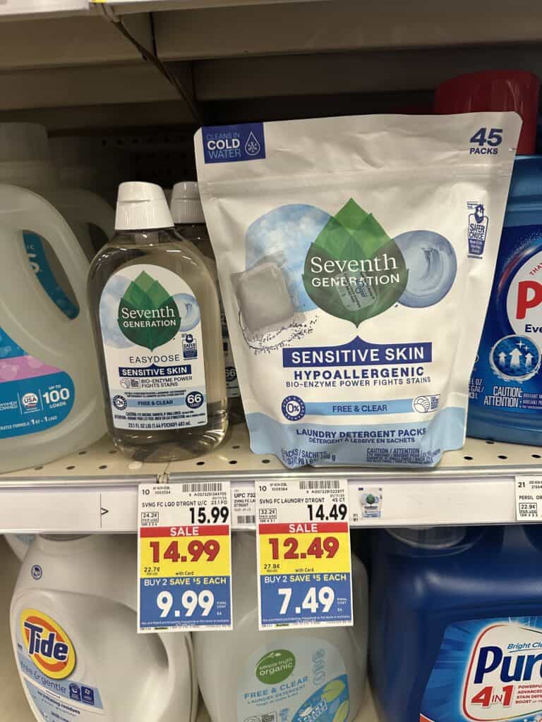 Seventh Generation Laundry Detergent Kroger Shelf Image 