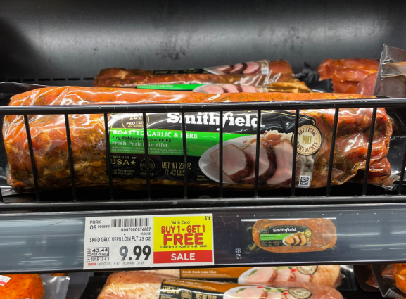 Smithfield Pork Tenderloin Kroger Shelf Image