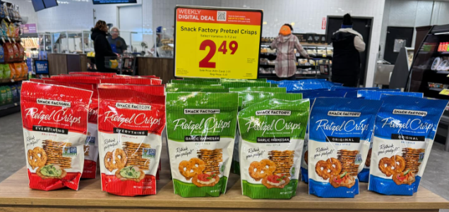 Snack Factory Pretzels Kroger Shelf Image