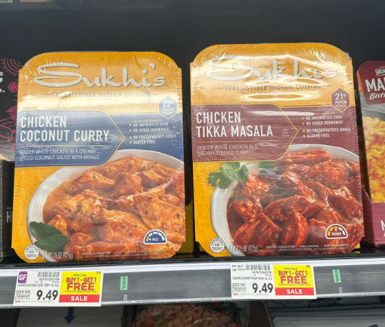 Sukhi's Entrees Kroger Shelf Image