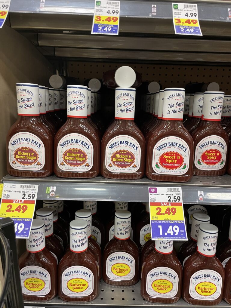 Sweet Baby Ray's Kroger Shelf Image (1)