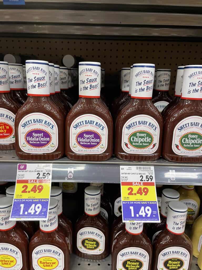 Sweet Baby Ray's Kroger Shelf Image (1)