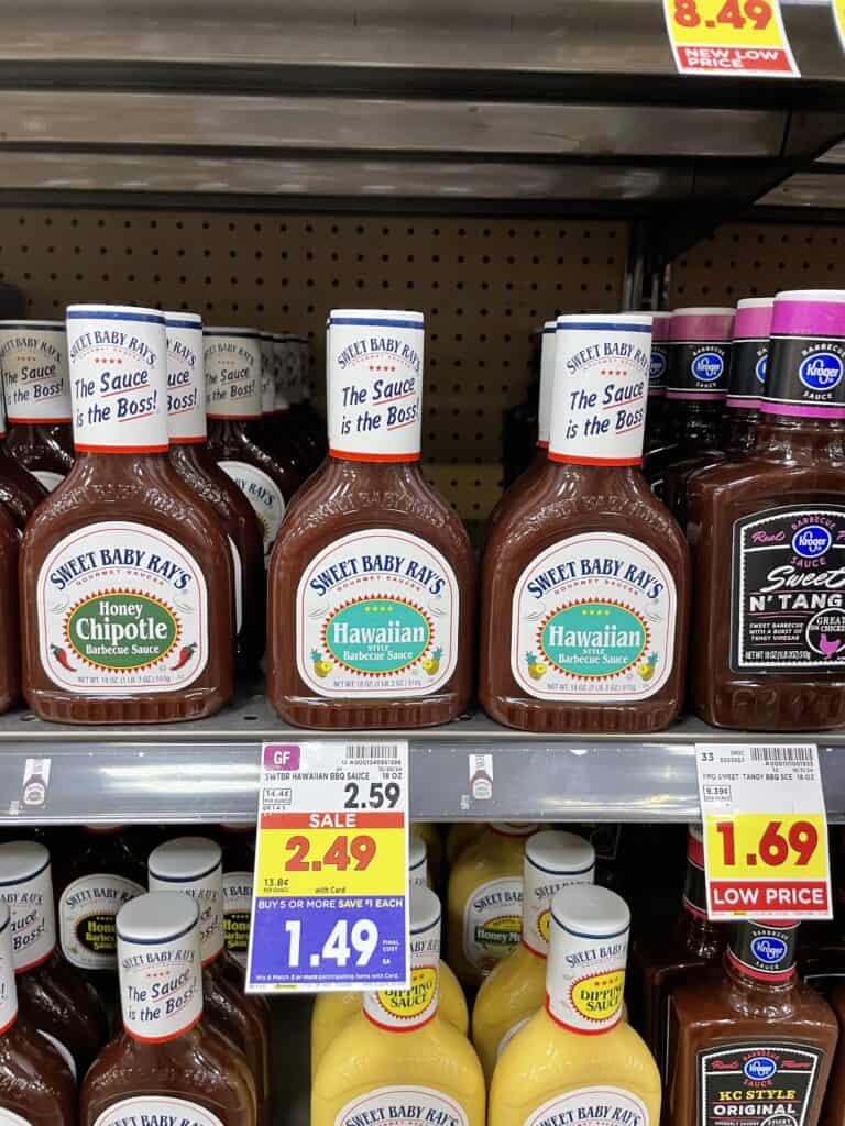 Sweet Baby Ray's Kroger Shelf Image (1)