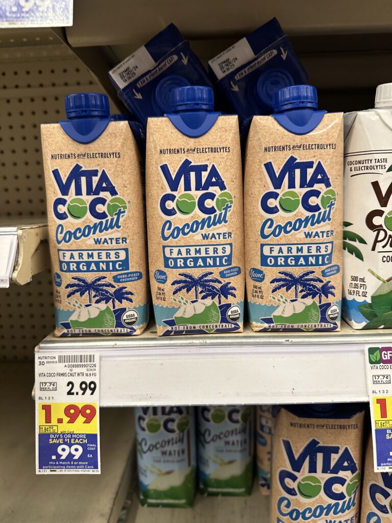 Vita Coco Coconut Water Kroger Shelf Image 