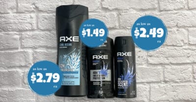 axe bw, body spray and deodorant stick kroger krazy