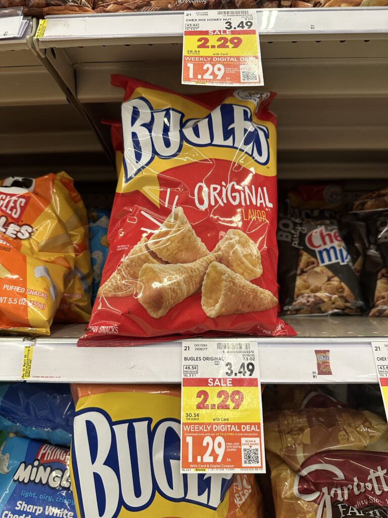 chex, bugles and gardettos kroger shelf image (2)