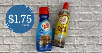 coffee mate creamer and cold foam kroger krazy