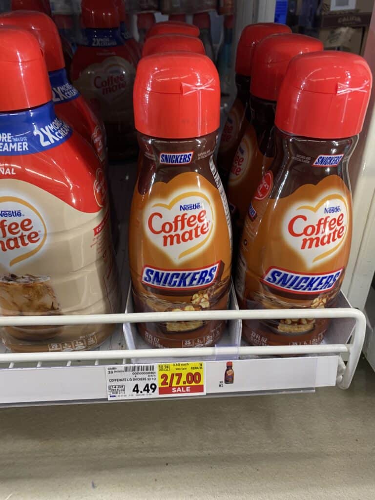 coffee mate creamer shelf image kroger