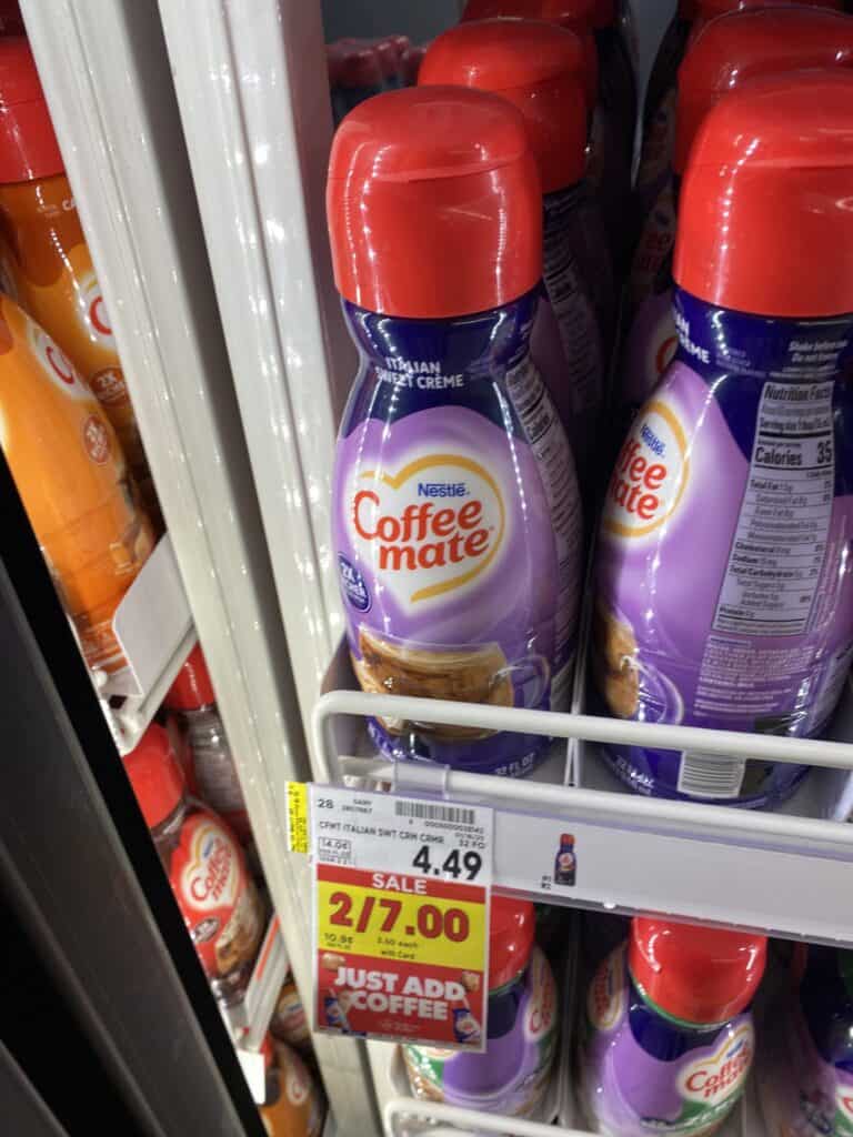 coffee mate creamer shelf image kroger