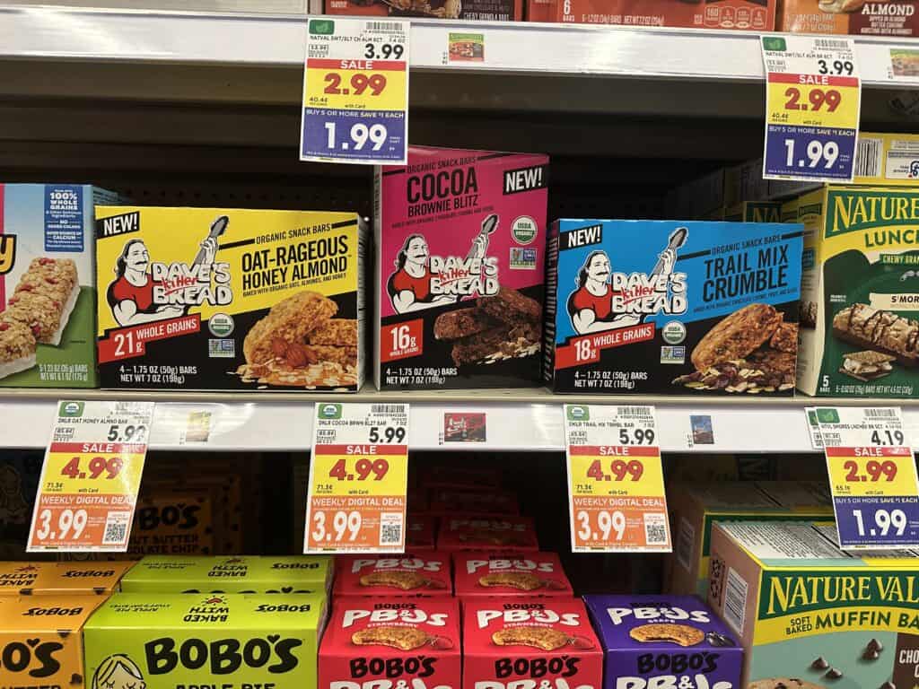 daves killer bread bars kroger shelf image