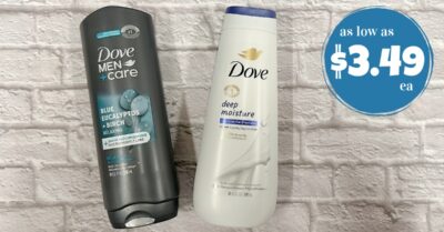 dove and dove+men care body wash kroger krazy