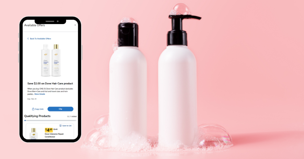 dove shampoo and conditioner mega digital