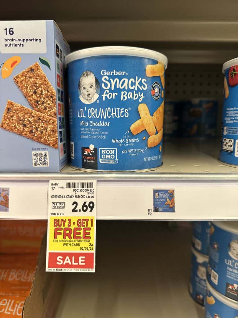 gerber snacks kroger shelf image (4)