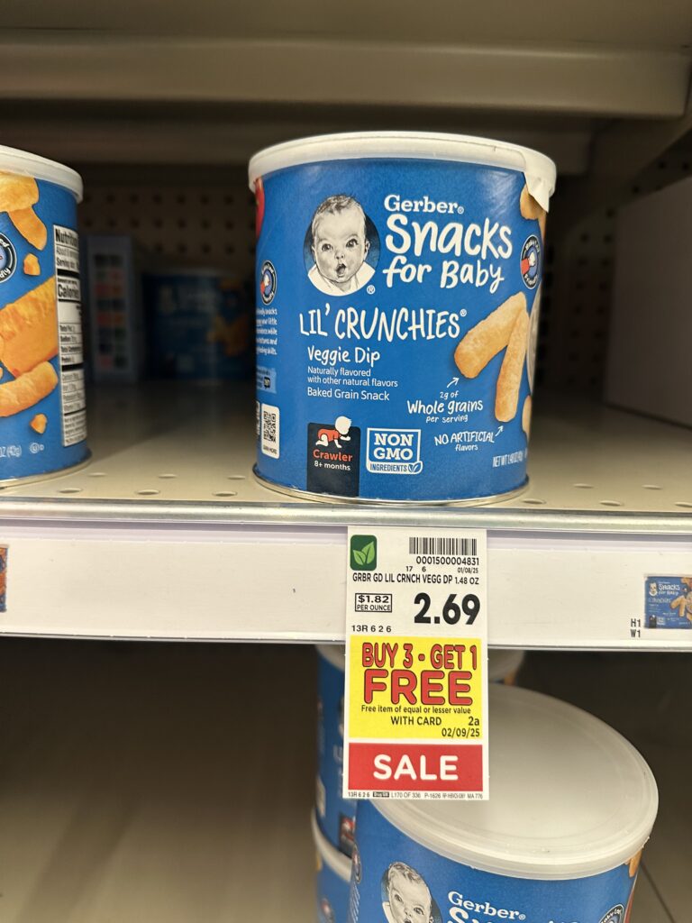 gerber snacks kroger shelf image (4)