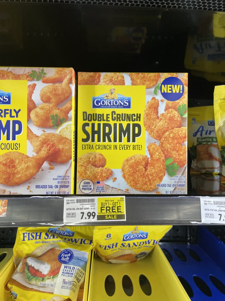 gorton's shrimp kroger shelf image (2)