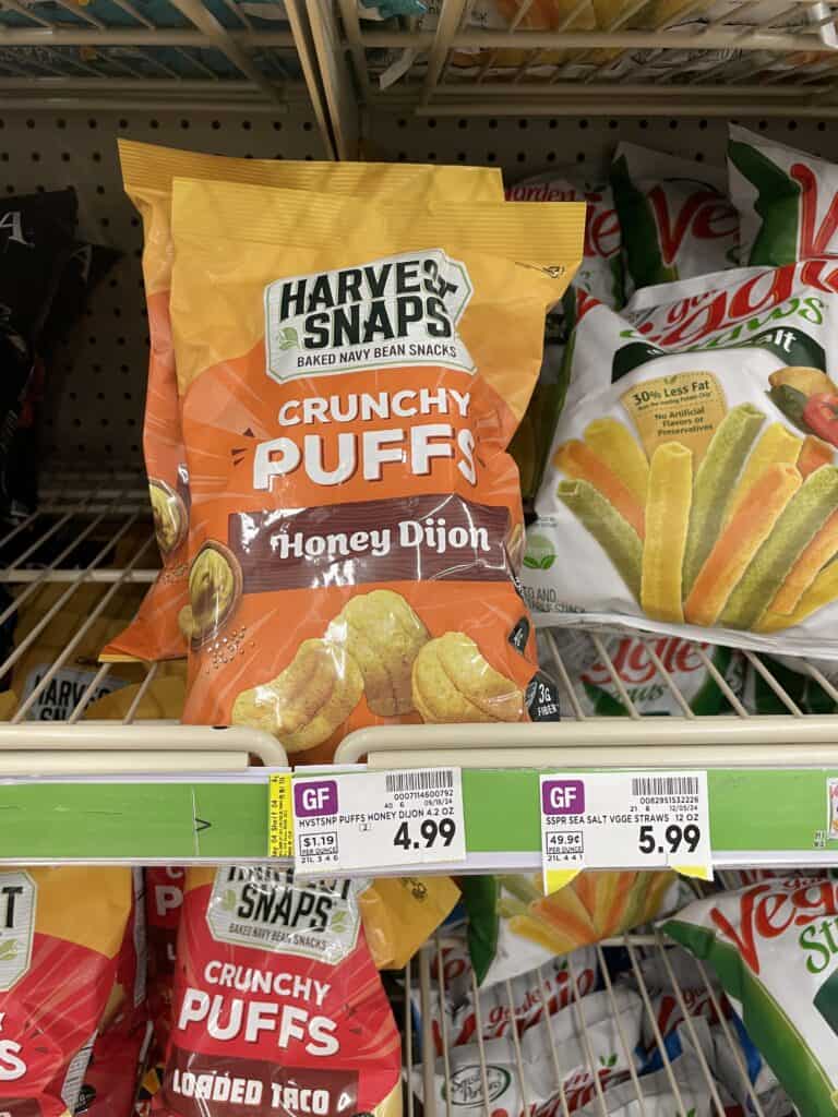 harvest snap crunch kroger shelf image