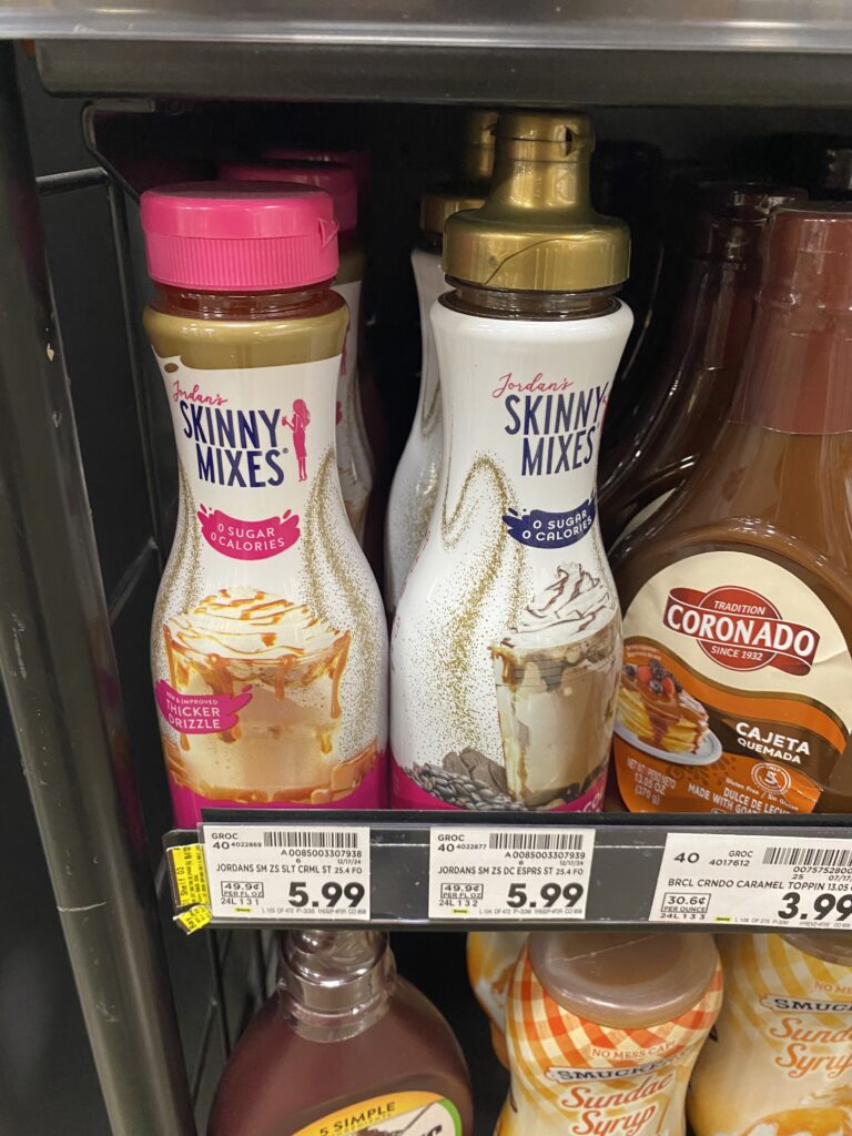 johnny's syrups kroger shelf image