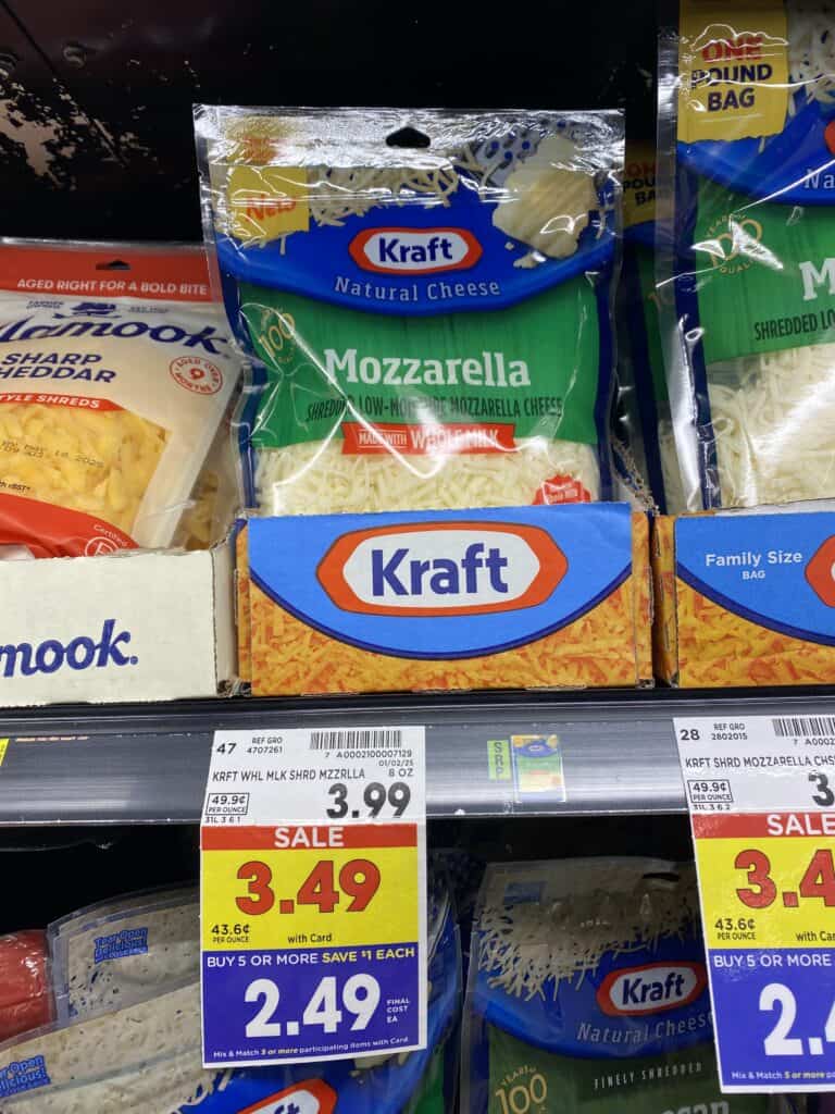 kraft shredded cheese kroger shelf image (1)