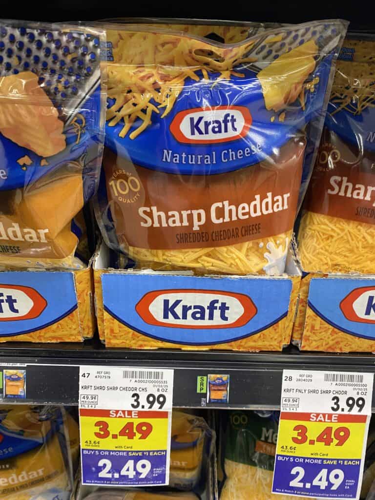 kraft shredded cheese kroger shelf image (1)