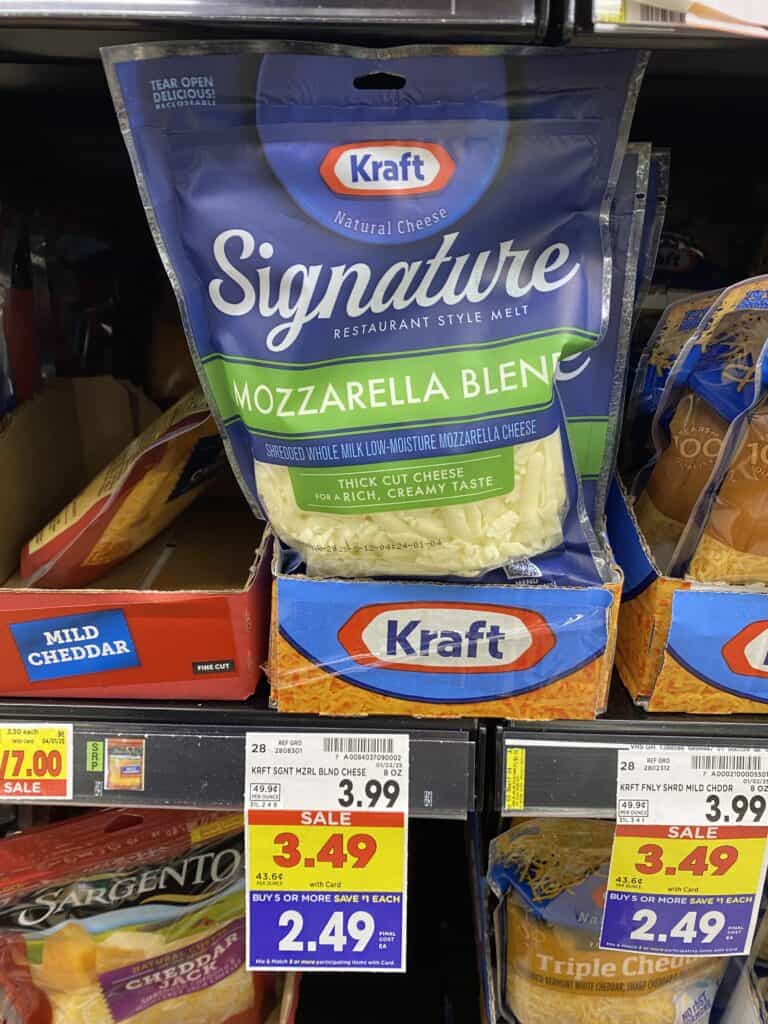 kraft shredded cheese kroger shelf image (1)