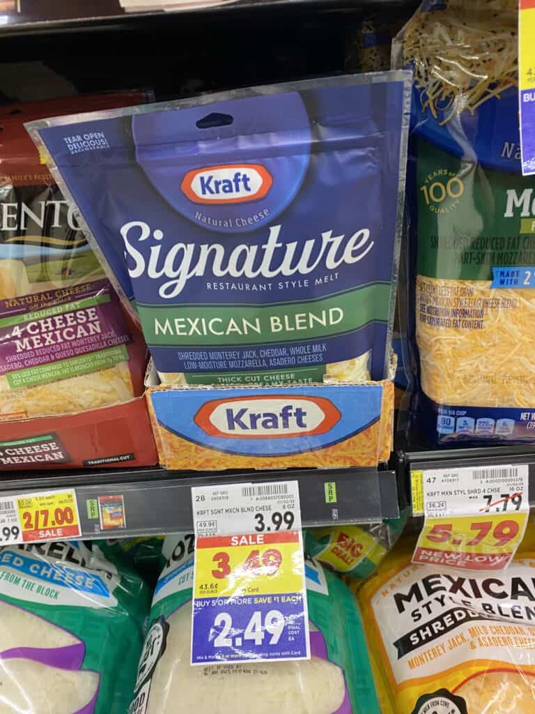 kraft shredded cheese kroger shelf image (1)