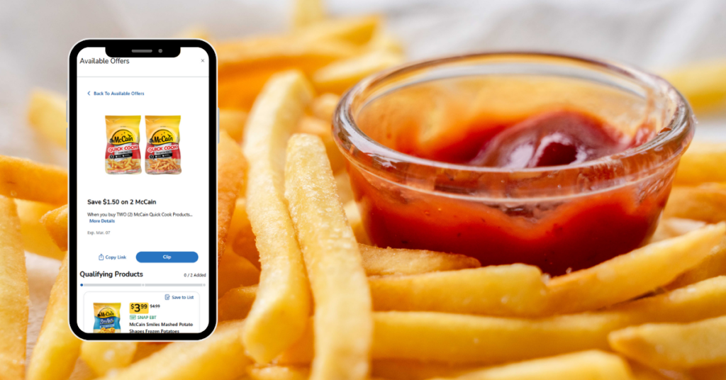 mccain quick cook fries mega digital