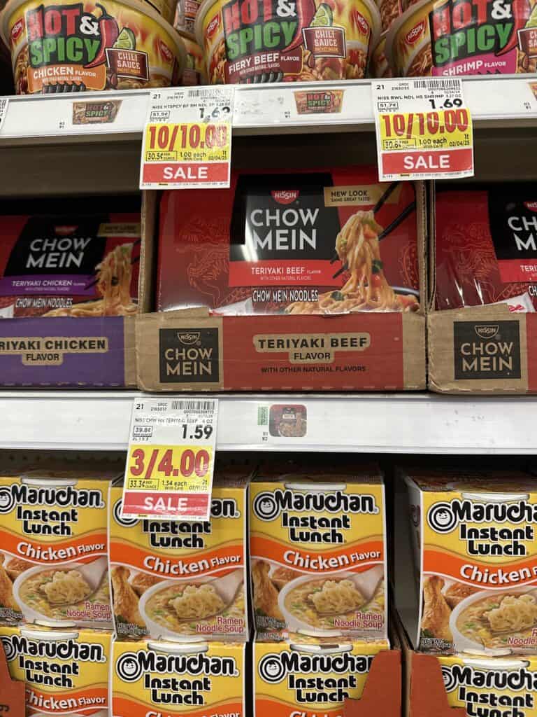 nissin chow mein kroger shelf image (4)