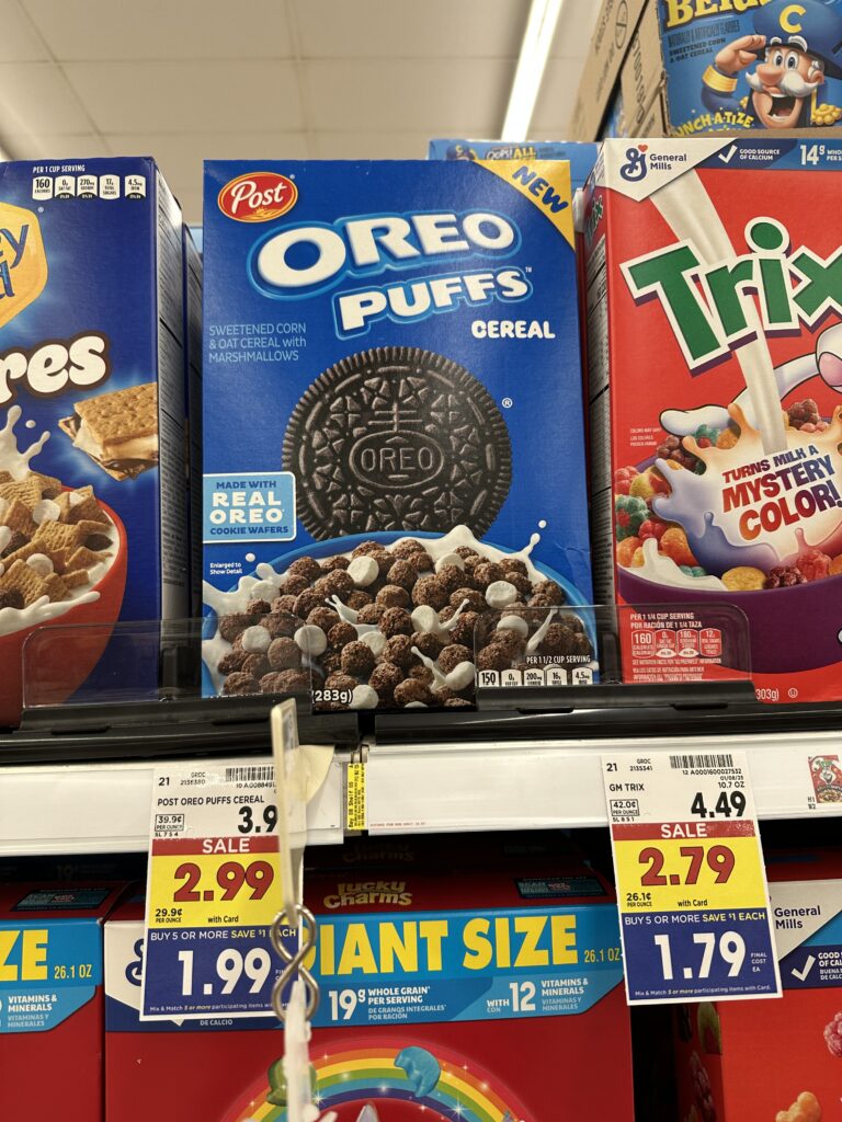 oreo puffs kroger shelf image