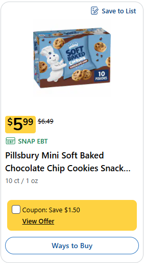 pillsbury mini cookies kroger price image 1