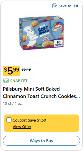 pillsbury mini cookies kroger price image 1