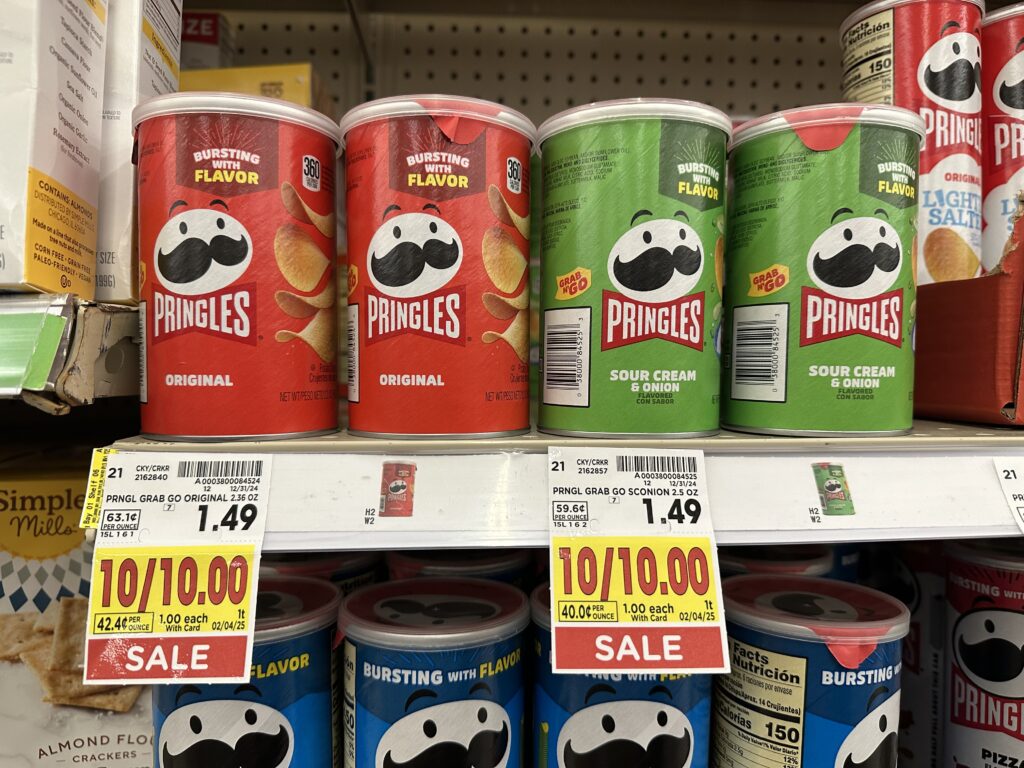 pringles kroger shelf image