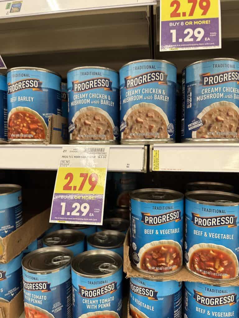 progresso soups kroger shelf image (4)