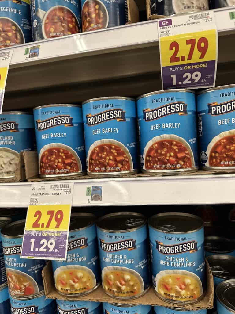 progresso soups kroger shelf image (4)