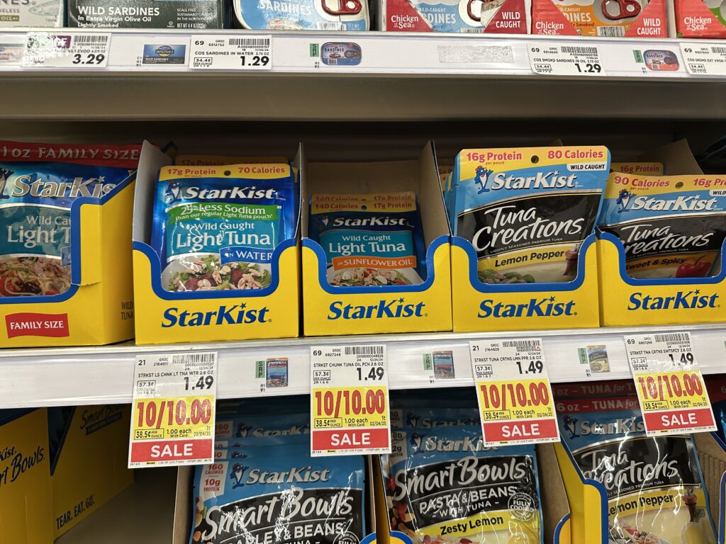 starkist tuna kroger shelf image (1)