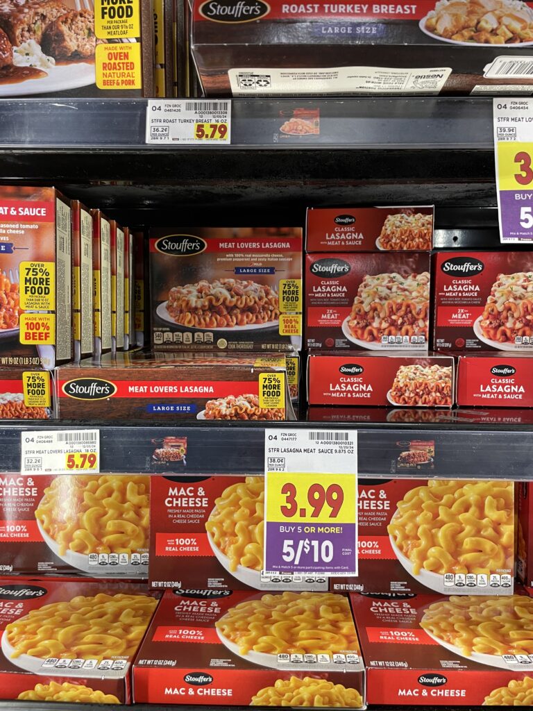 stouffer's kroger shelf image