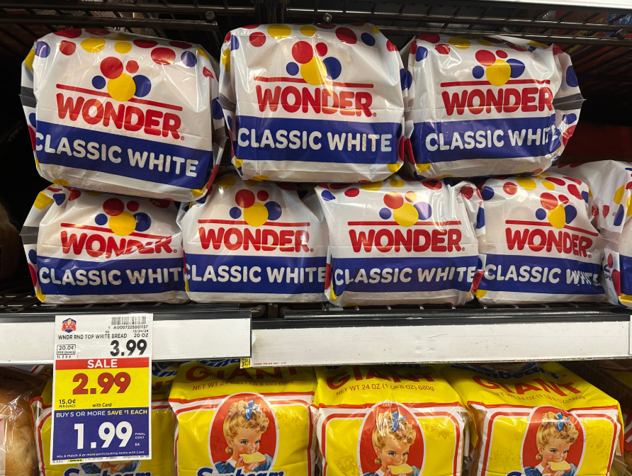 wonder bread kroger shelf image